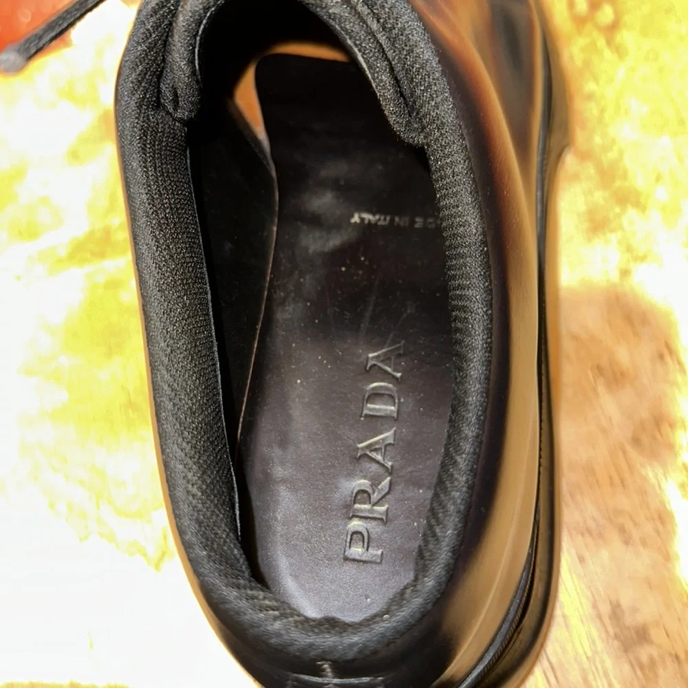 Black Men’s 11.5 Prada Shoes - Picture 8 of 8